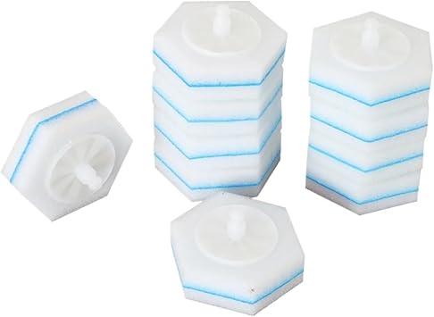 80PCS Disposable Toilet Brush Double Layer Fibre Toilet Brush Refills Cleaning Wand Refills,Compatible for Clorox