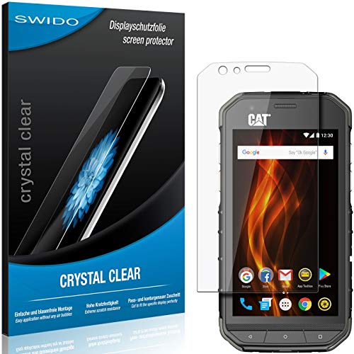 4 x SWIDOu00ae Protector de pantalla Caterpillar Cat S31 Protectores de pantalla de película CrystalClear invisible