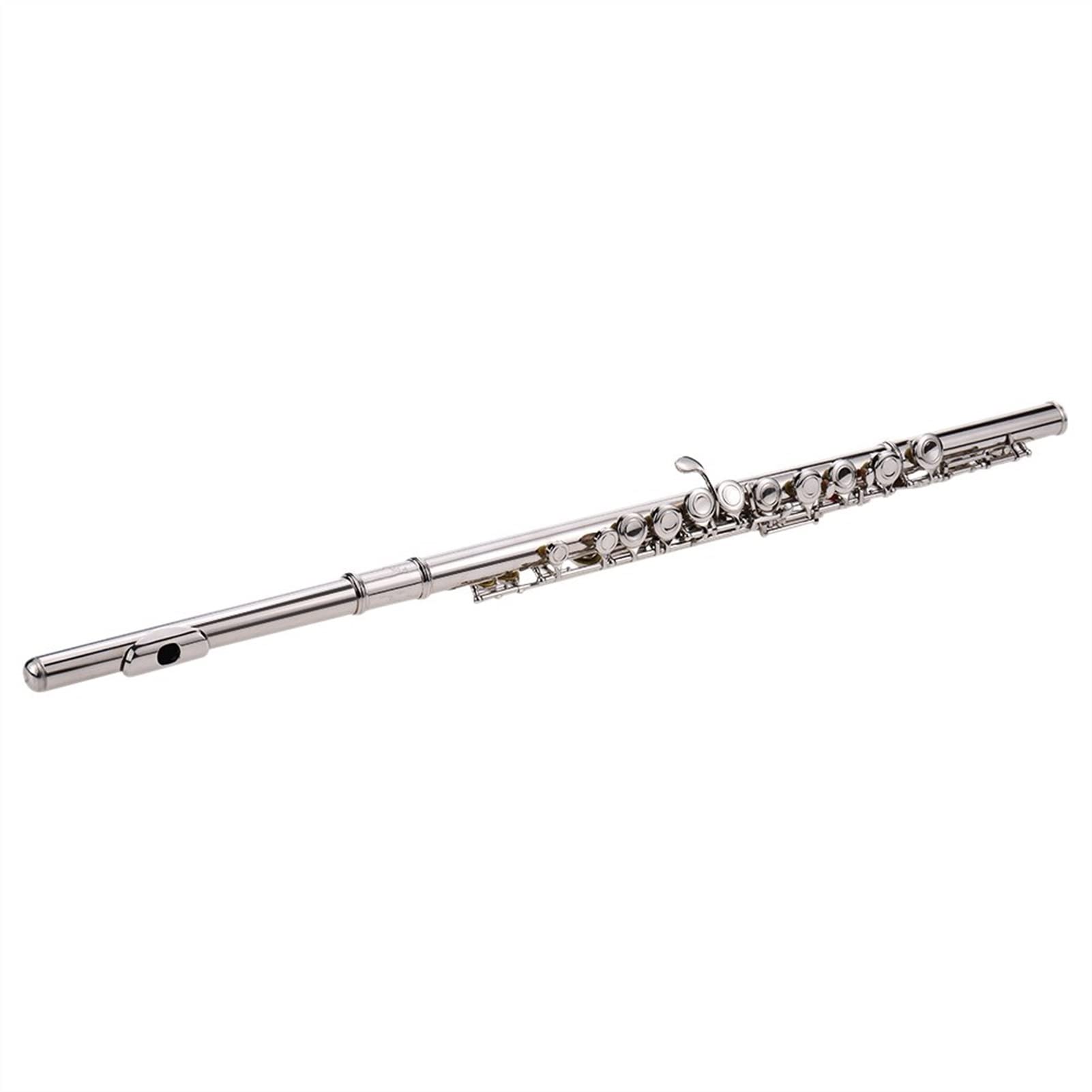 Flauto Nichelato 16 Fori C Key Cupronickel Woodwind Woodwind Gloves Mini Borsa Imbottita Flauto
