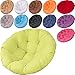 ACUY Coussin Fauteuil Cocon Ø60cm(23.58inch) Papasan épais Et Surdimensionné Facile à Nettoyer Coussin pour Fauteuil de Jardin pour Intérieur Extérieur Jardin Patio