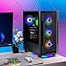 Skytech Gaming Shadow Desktop PC, Intel i5 13400F 2.5 GHz (4.6GHz), NVIDIA RTX 4060 8GB, 1TB NVMe SSD, 32GB DDR5 RAM 5600 RGB, 650W Gold PSU, Wi-Fi, Win 11