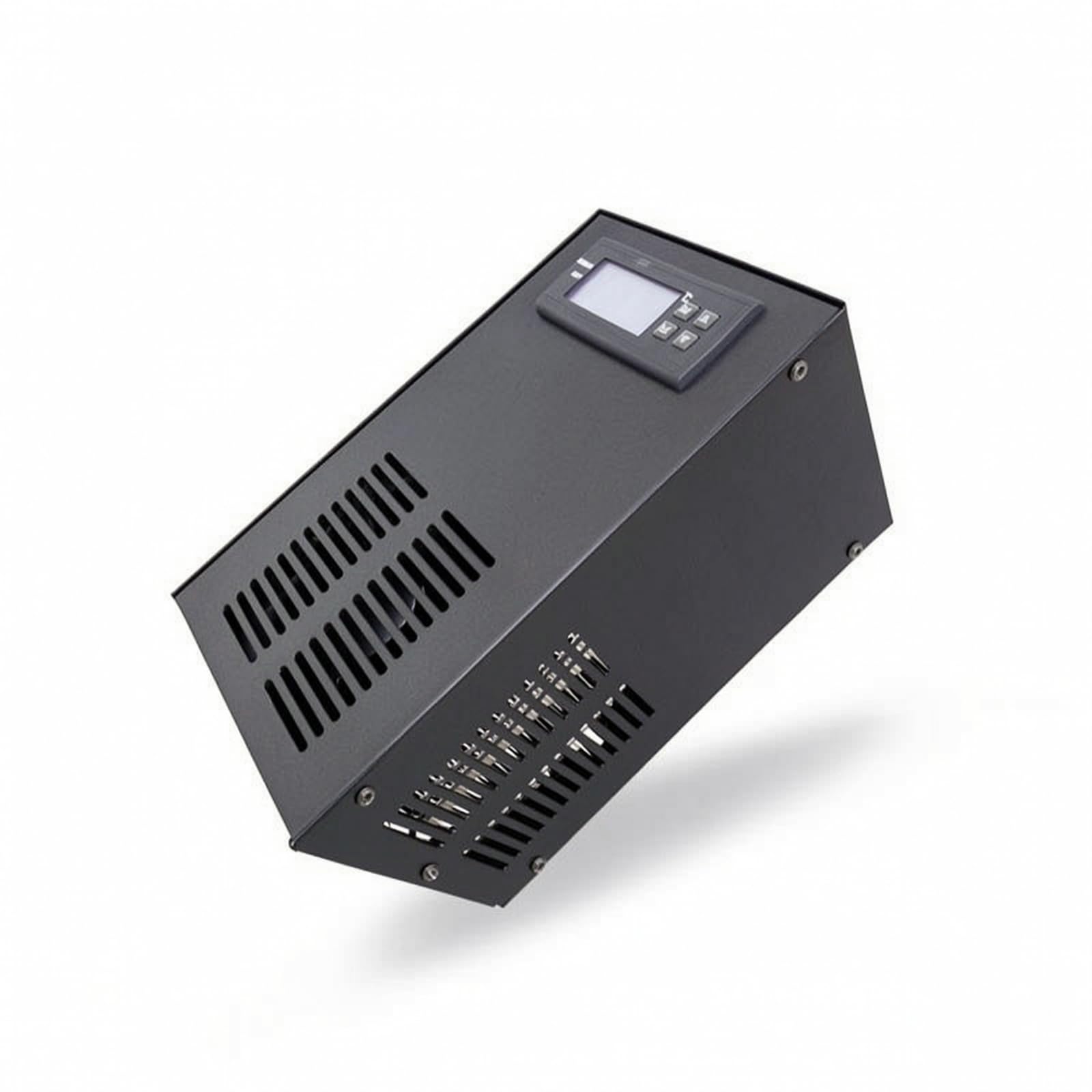 Qianly Refrigeratore in Linea con Pompa Intelligente Stabile per Acquariofilia, 20L, LG-C20 Nero Solo Freddo Con Pompa E Tubo