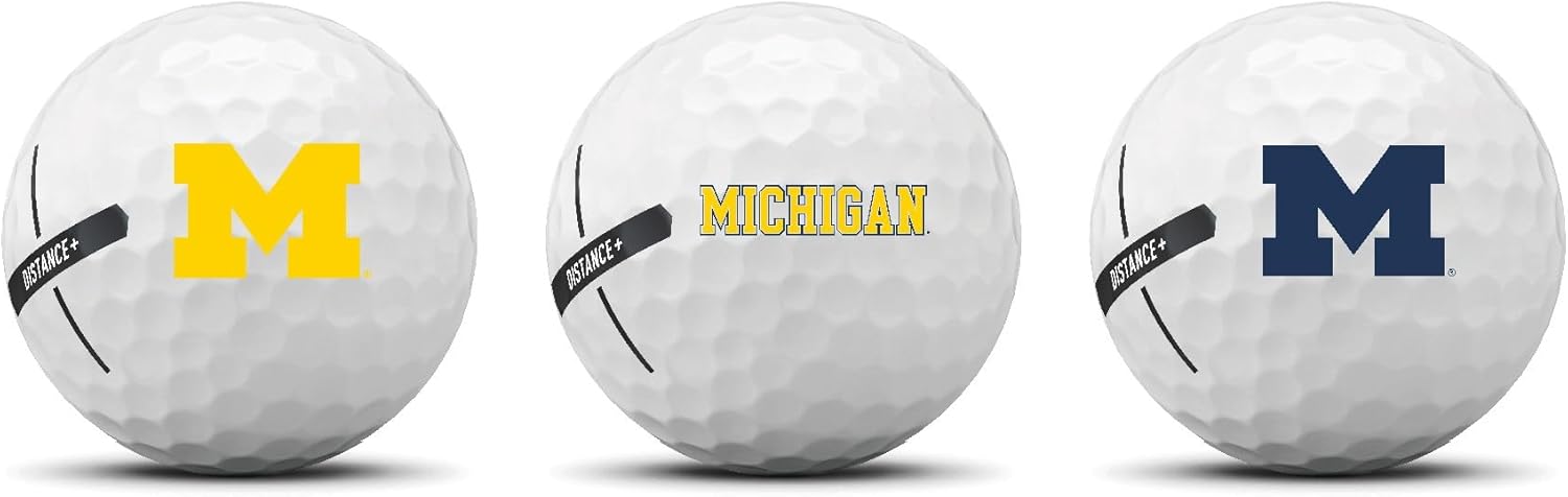 Michigan Wolverines (Officially Licensed) 3 Pack Taylormade Golf Balls