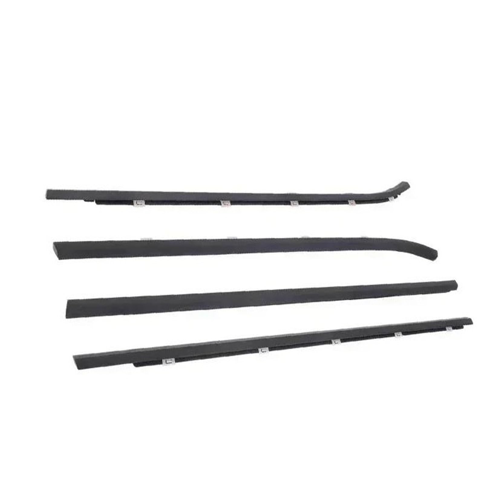 Hpzprpcew One Color 4 Pieces Outside Window Glass Rubber For Hyundai I30 2008-2011 822102L000 Protector Weatherstrip Sealing