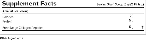 Miniatura 2 de ANDREW LESSMAN Polvo de péptidos de colágeno de rango libre, 240 porciones, soporta una piel suave y suave, articulaciones cómodas. 100% puro. Súper