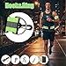 FdcZeyxior Reflective Running Gear High Visibility Night Running Gear Reflective Sash for Walking at Night for Men Women with 2 PCS Armbands and 2 PCS Reflectives Keychain