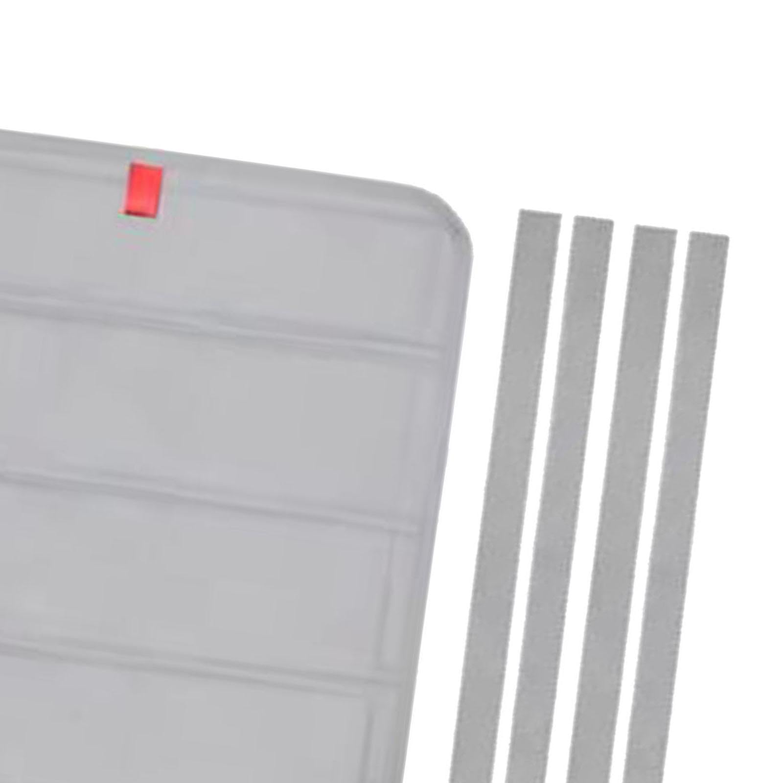Cubierta para Claraboya de Autocaravana Cortina Térmica Parasol Plegable Y Cubierta de Ventana de Tela Oxford Duradera Adecuado para Uso en Exteriores, Gris