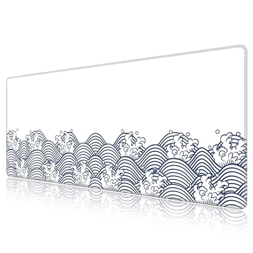Tapis de souris large LL-COEUR XXL avec surface lisse et base antidérapante