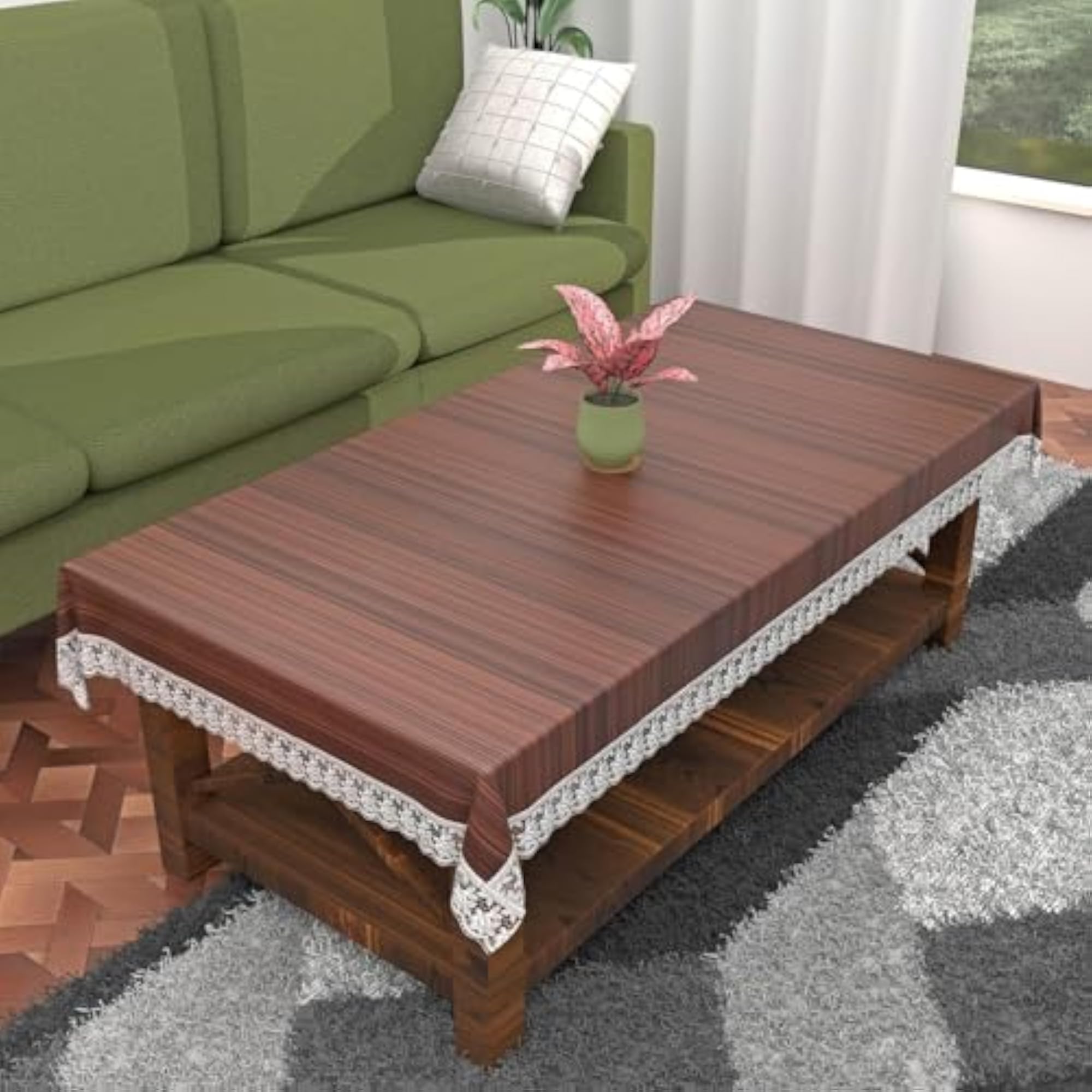 Waterproof Rectangular Dining Table Cover for Living Room