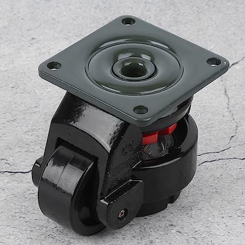 Ensemble de roulettes rétractables robustes GD-60F réglables en hauteur - 7