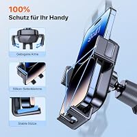 miracase Handyhalterung Auto【2026 Upgrade Version mit Doppelhaken】 360° Drehbare rutschfeste Handyhalterung Auto Lüftung, Hochstabile Smartphone Auto Halterung für iPhone Samsung Huawei usw – Ansicht 3