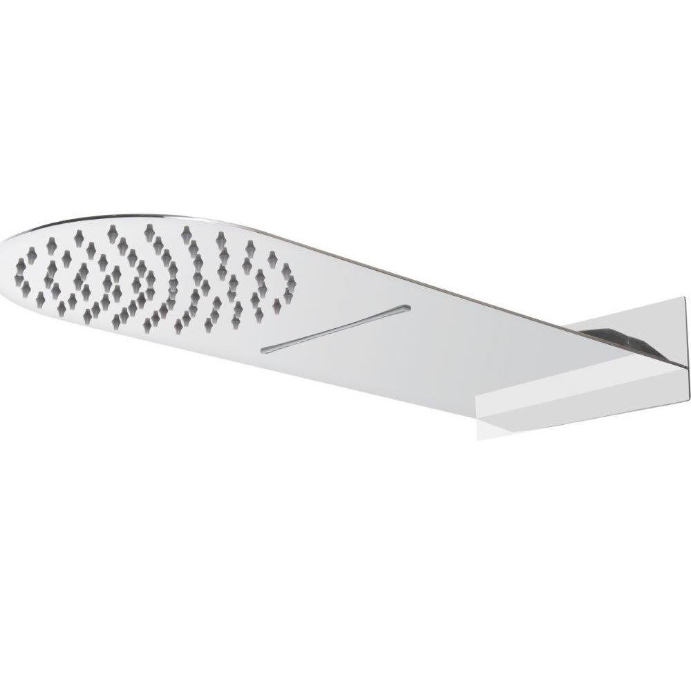 Milano Chrome Mirage 200Mm X 500Mm Fixed Waterblade Shower Head