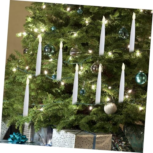 Bougies LED de Noël vintage de qualité supérieure avec clips de fixation - 4