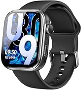 Tozo S6 Smartwatch Men Women 1.85 Inch AMOLED HD Screen Fitness Watch with Bluetooth Calls, 100 Spor...