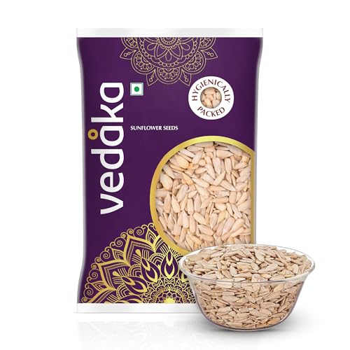 Image of Amazon Brand - Vedaka Sunflower Seeds | 1 Kg | Rich Source of Magnesium | Delicious & Fresh | Convenient Snack | Hygienically Packed