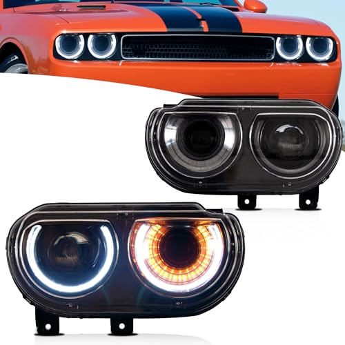VLAND Headlights for Dodge Challenger 2008-2014