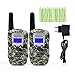 Produktbild Upgrow RT-388 Walkie Talkie für Kinder Funkgerät mit Akkus Aufladbar Kinder Funkgerät Funk Handy, 8 Kanäle mit LCD-Display, Reichweite 3Km (Tarnfarbe)