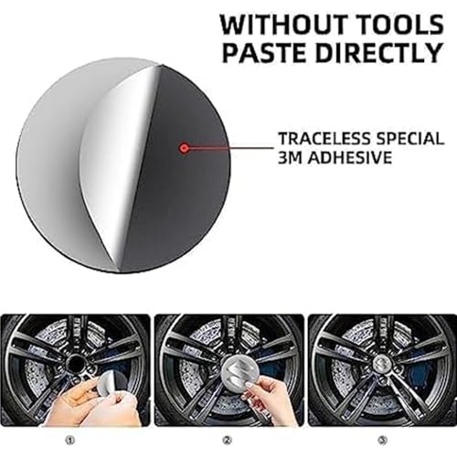 Enjoliveurs Suzuki JIMNY 56mm Cache Moyeu Voiture et Bouchon Jante Centre Roue - 5