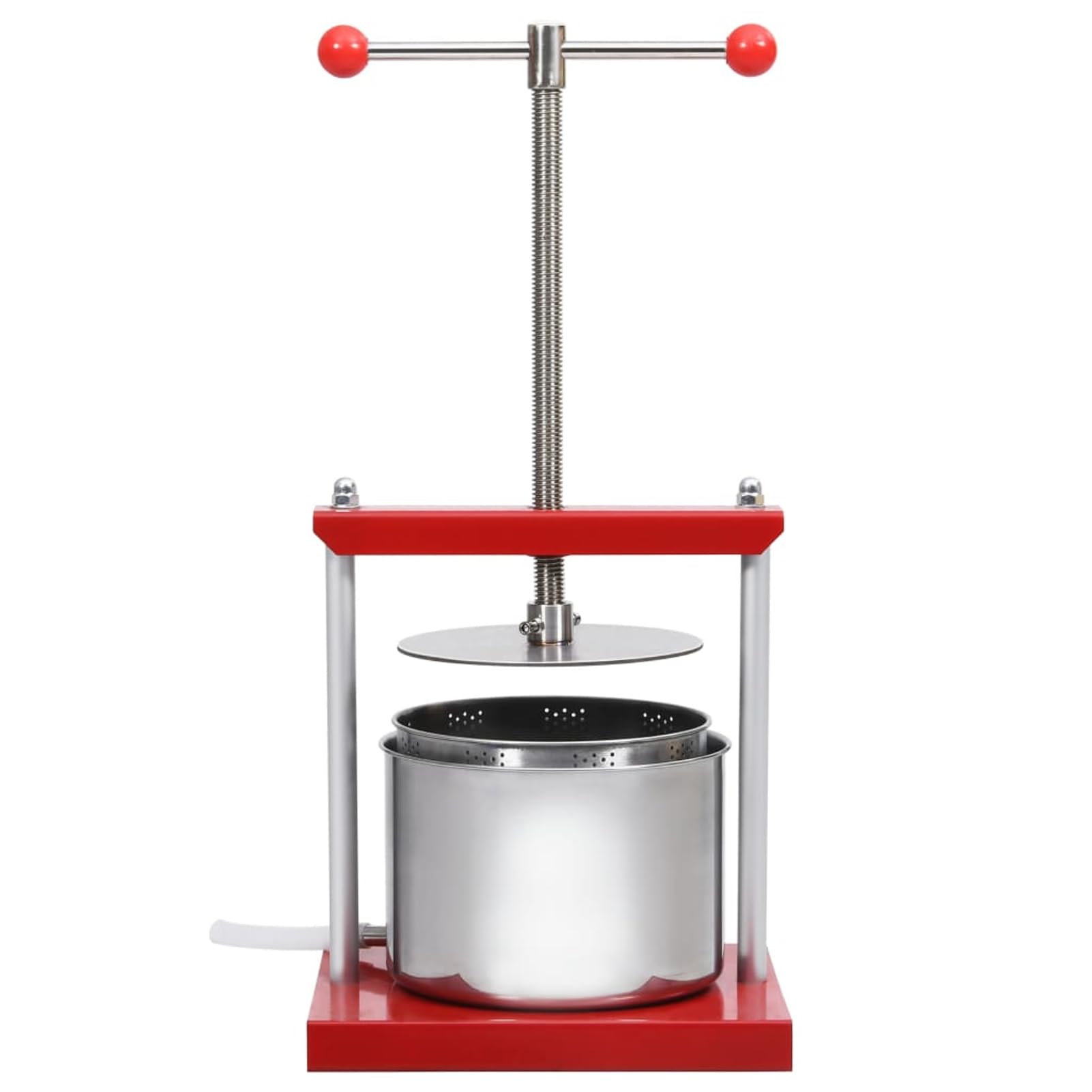 Gecheer Torchio per Frutta e Vino in Acciaio Inox 6 L146897IT