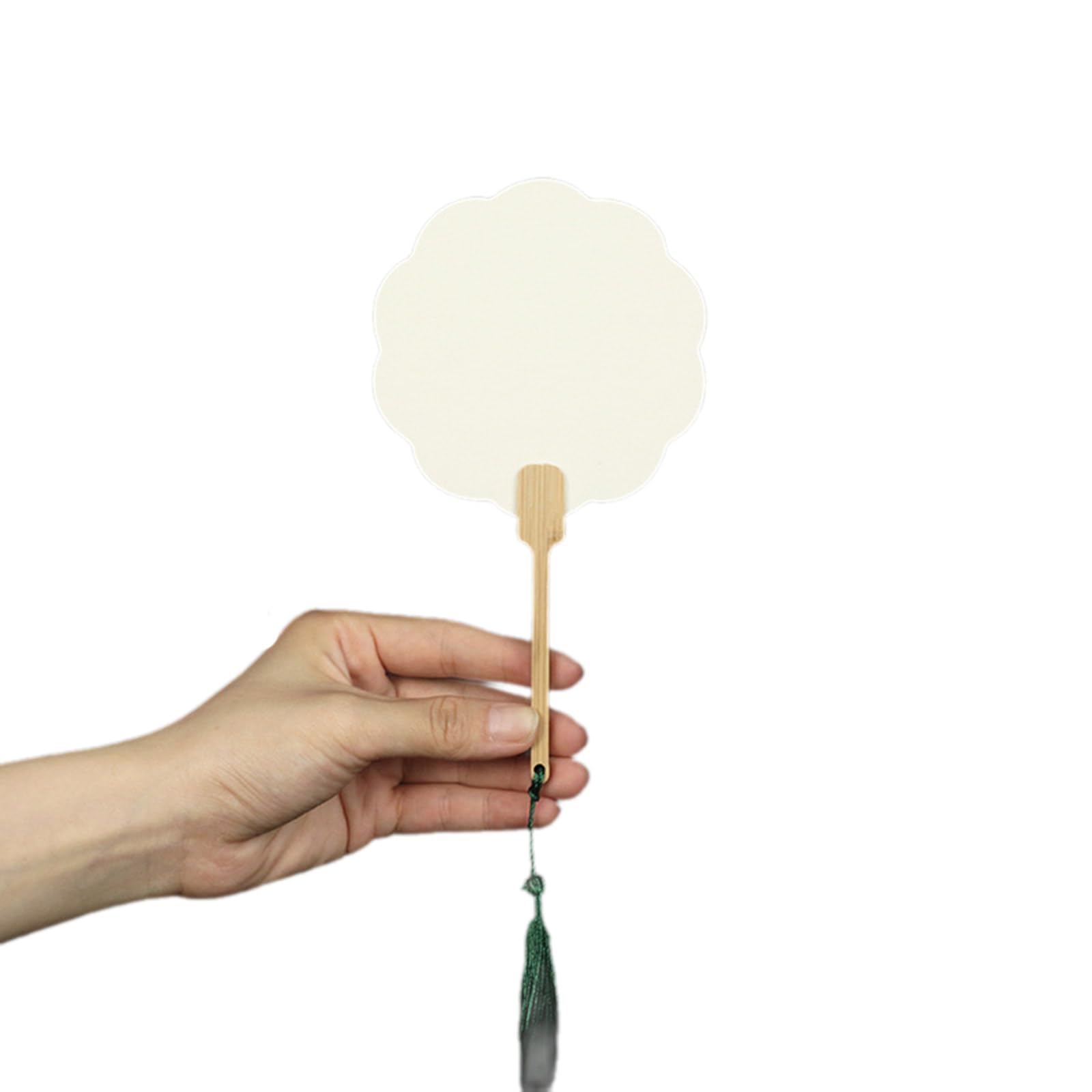 Nucelit Handheld Fan DIYs Paper Fan Calligraphys Painting Wedding Decorations Paper Handheld Craft for Enthusiasts Exhibition Supplies