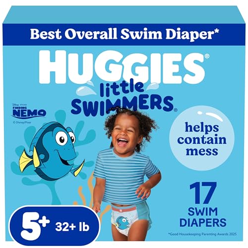 Huggies Little Swimmers Disposable Swim Diapers, Size 5-6,