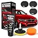Kit Restauración Faros Desgastados Para Pulir 2 Faros de Coche Renovador Pulimento Faros Opacos Amarillos ITV Arañazos y Degradación Mejor Visibilidad y Seguridad Kit Competo para Uso Fácil en Casa