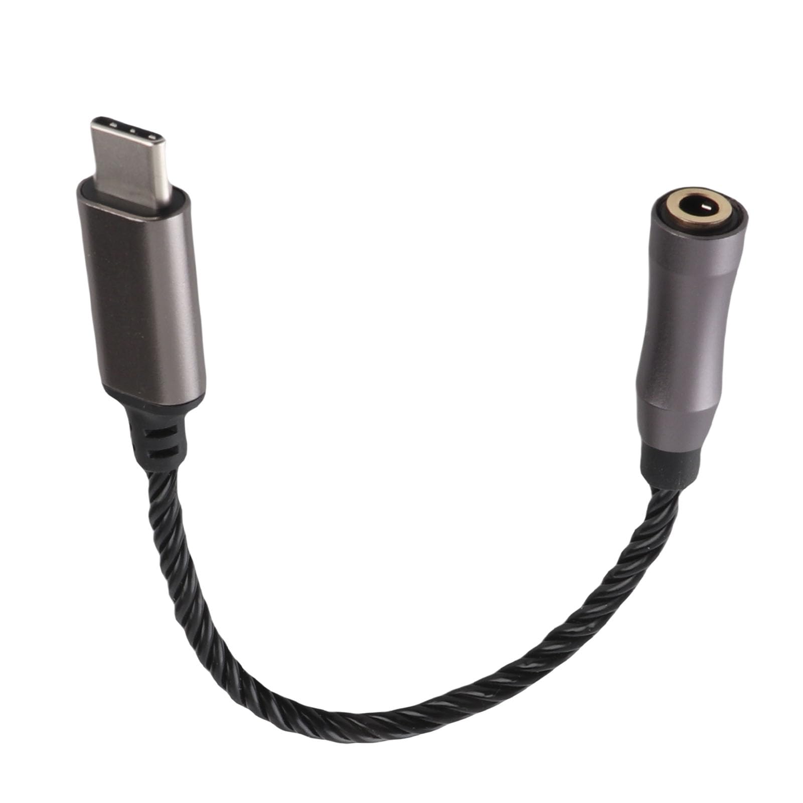 Adattatore USB C a 3.5mm Femmina con Amplificatore Integrato 120dB, Cavo Tipo C a Jack per Cuffie, Dongle da a 3.5mm , per PC, Smartphone, Tablet
