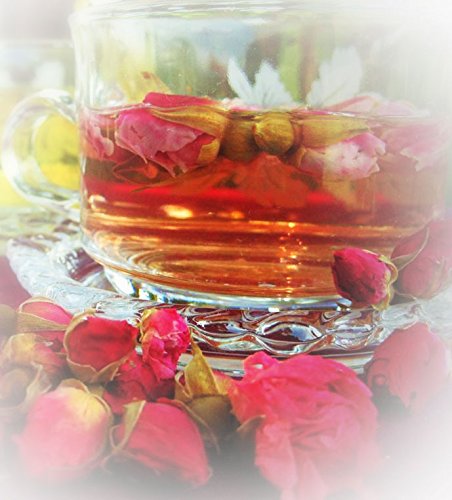 Gunpowder Green Tea with Pink Rose Buds from the SpecialTea Collection by Merchant Spice Co.