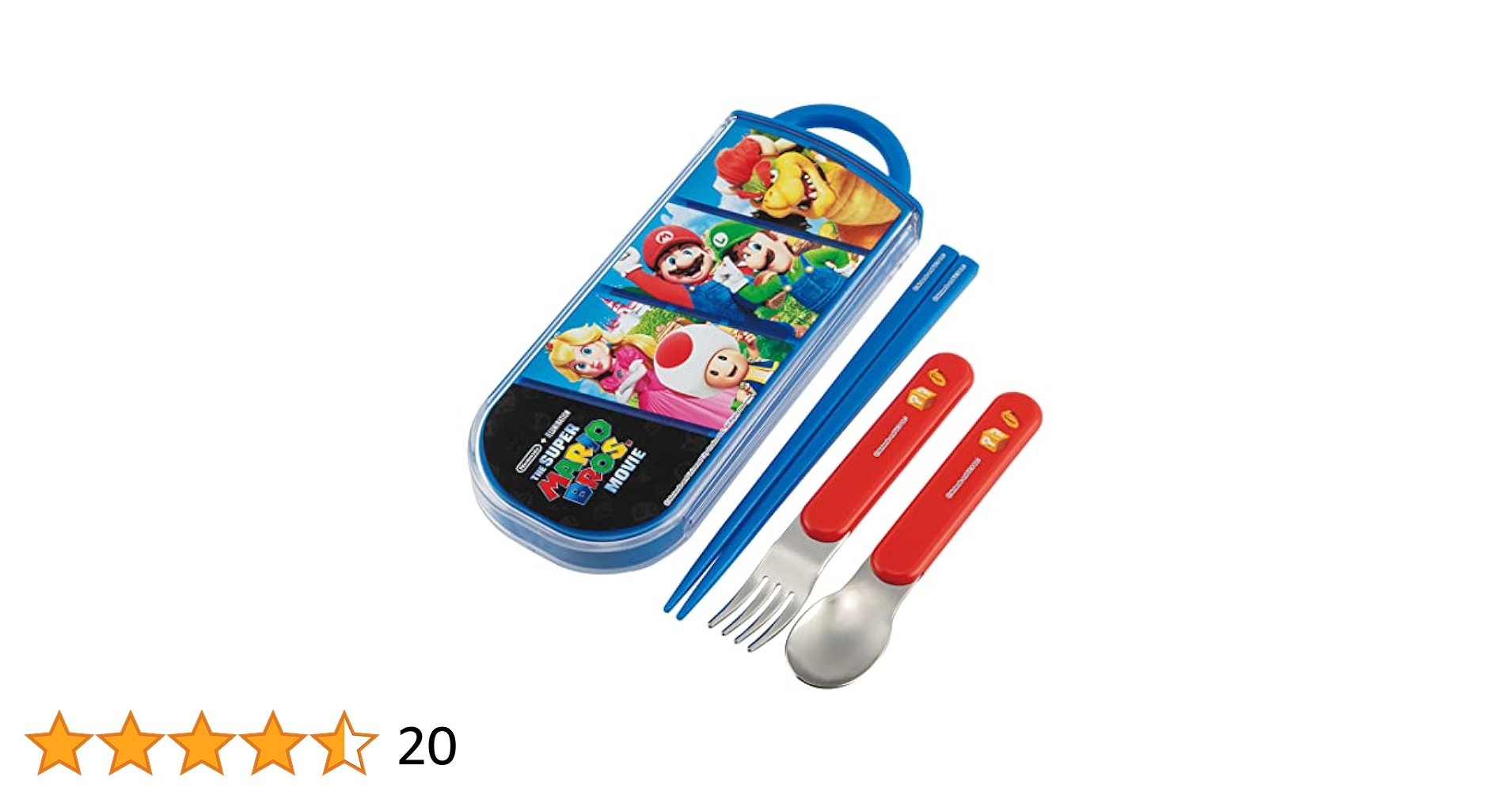 マリオフジカラー缶ケース&ネームプレート&フォークスプーン１９８５年 マリオフジカラー缶ケース&ネームプレート&フォークスプーン
