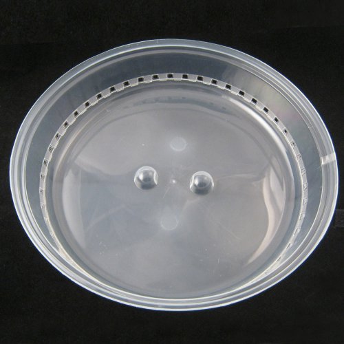 2 Pc Microwave Plate Covers Colors Plastic Steam Vent Splatter Lid 10" Food Dish #TOP1