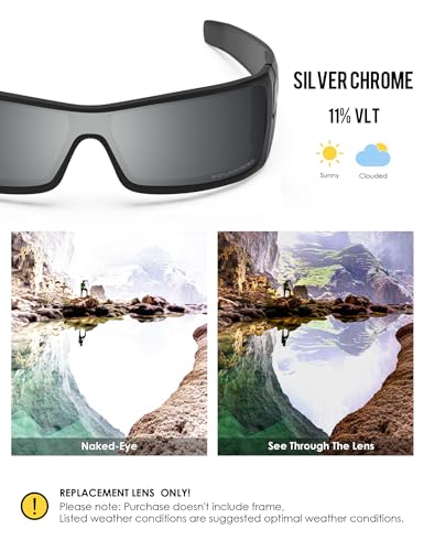 Image of BLAZERBUCK Anti-salt Polarized Replacement Lenses for Oakley Batwolf OO9101 Sunglass