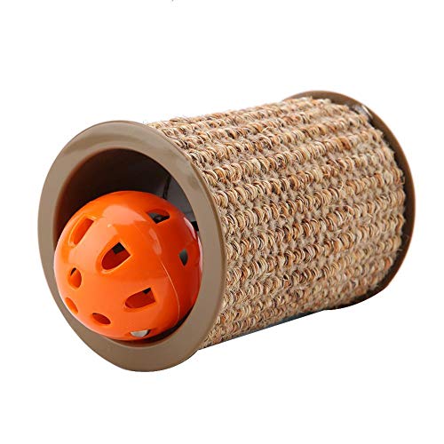 Fishlor Pino para gatos Getoy 20,3 cm x 10,3 cm, rolo para arranhar gatos, para casa em ambientes in