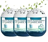 3 Stück Indoor Multifunctional Air Magic Box, Air Magic Staubbox, Automatische Staubabsaugung, Pflanzenextraktformel Reinigt die Luft und Hält sie Lange Frisch, für Haustierbereiche und Wohnumgebungen