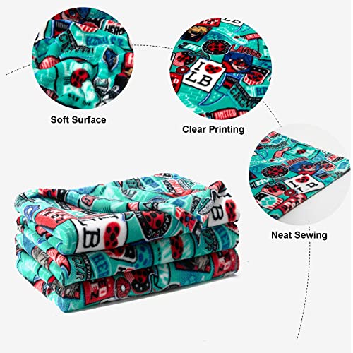 Zonli Kids Blanket Flannel Fleece Throw Blanket Twin Size 60" X 80" Cat Noir Miraculous Ladybug Bluey Blankets For Boys Soft Fuzzy Plush Blanket Cozy Lightweight For Travel Bed Saint Patrick Spring #TOP1
