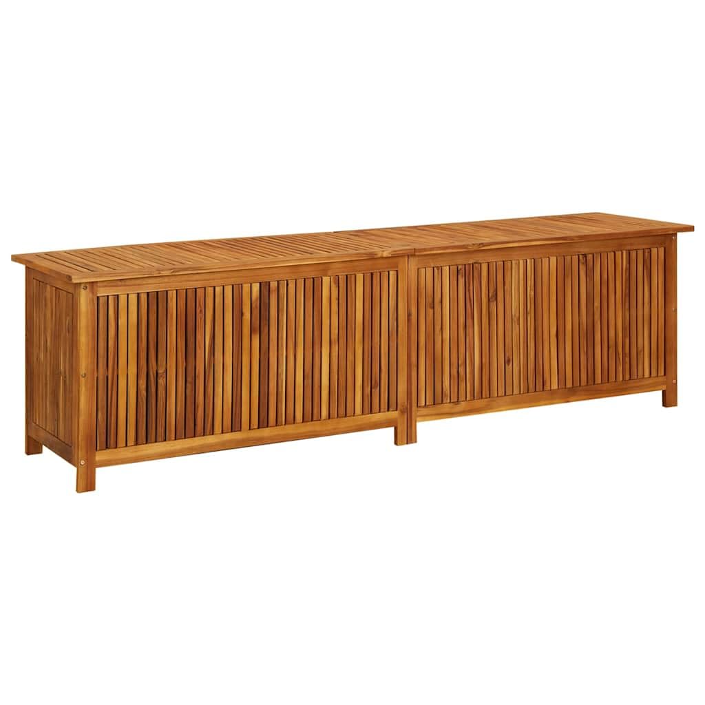 vidaXL Contenitore da Giardino 200x50x58cm Legno Massello Acacia
