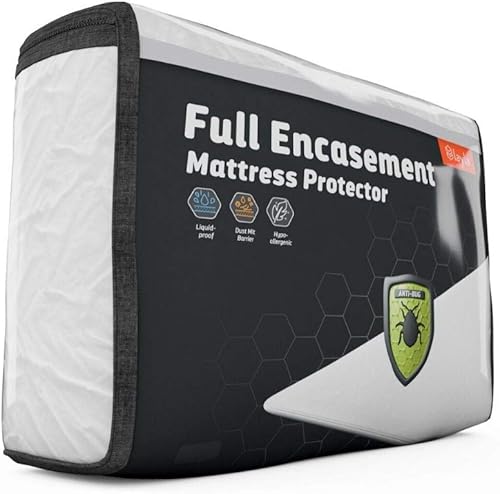 Layla Protector de colchón barrera de colchón a prueba de líquidos funda de cama transpirable impermeable que duerme fresco 3 modelos para una