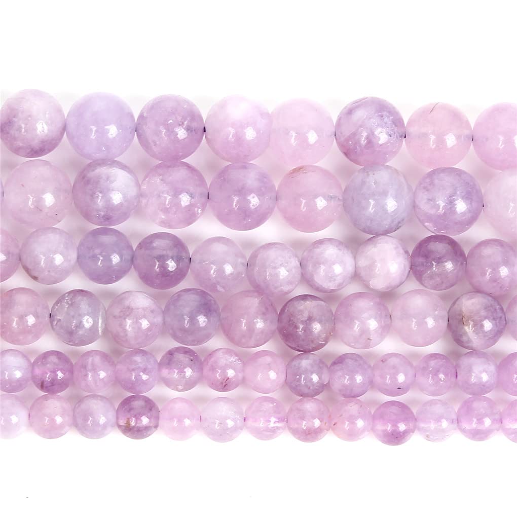Perles en pierre naturelle lavande quartz pour réparer et créer vos bijoux