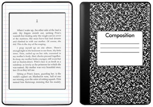 Kindle Paperwhite Decal/Skin Kit, Composition Notebook