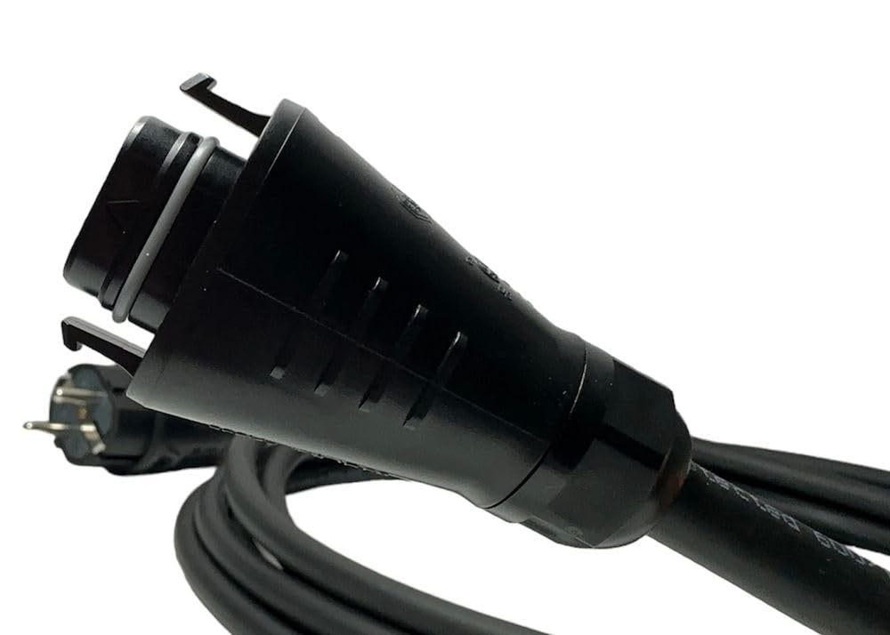 maxgo Solar Kabel AC- Stromkabel Verlängerungskabel H07RN-F 3G1,5mm² HMS-Feldstecker BC-05 Buchse Connector auf Schuko-Stecker Für Mikro-Wechselrichter Größe:10m