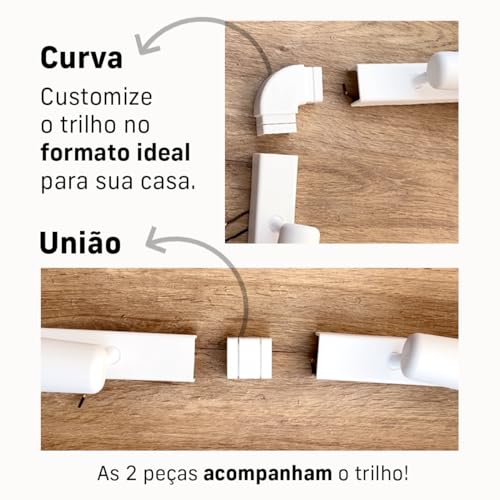 Luminária Trilho Spot Duplo 2 Lâmpadas E-27 Preto