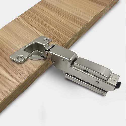 Miniatura 7 de 1 par (2 unidades) bisagras de puerta de gabinete de cocina de cierre suave para gabinete de marco de cara, apertura de 105 grados, cierre