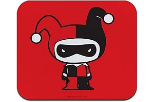 Harley Quinn Cute Chibi Character Low Profile Thin Mouse Pad