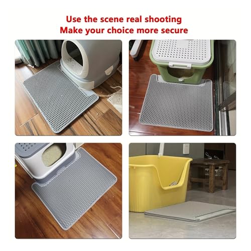 Tapis de litière chat lavable pour stopper le sable
