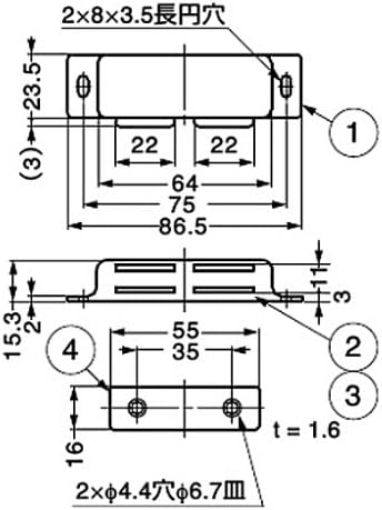sugatune工業 Magnet Catch sb11 a – AA – 1 sb11 a – AA – 1