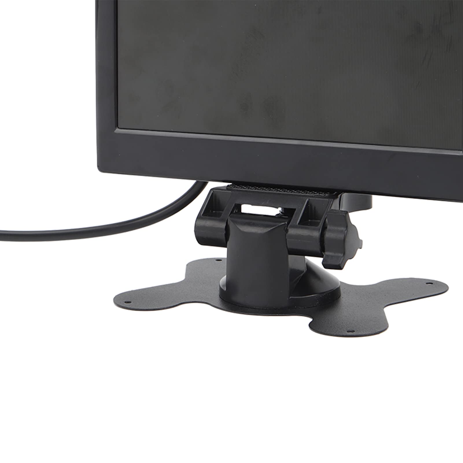Monitor de Marcha Atrás, Monitor de Marcha Atrás de Coche de 7 Pulgadas, 12 a 24 V, 170 Grados, Gran Angular, Color, LCD, HD, Entrada de Vídeo Bidireccional para Camiones, (cámara redonda)