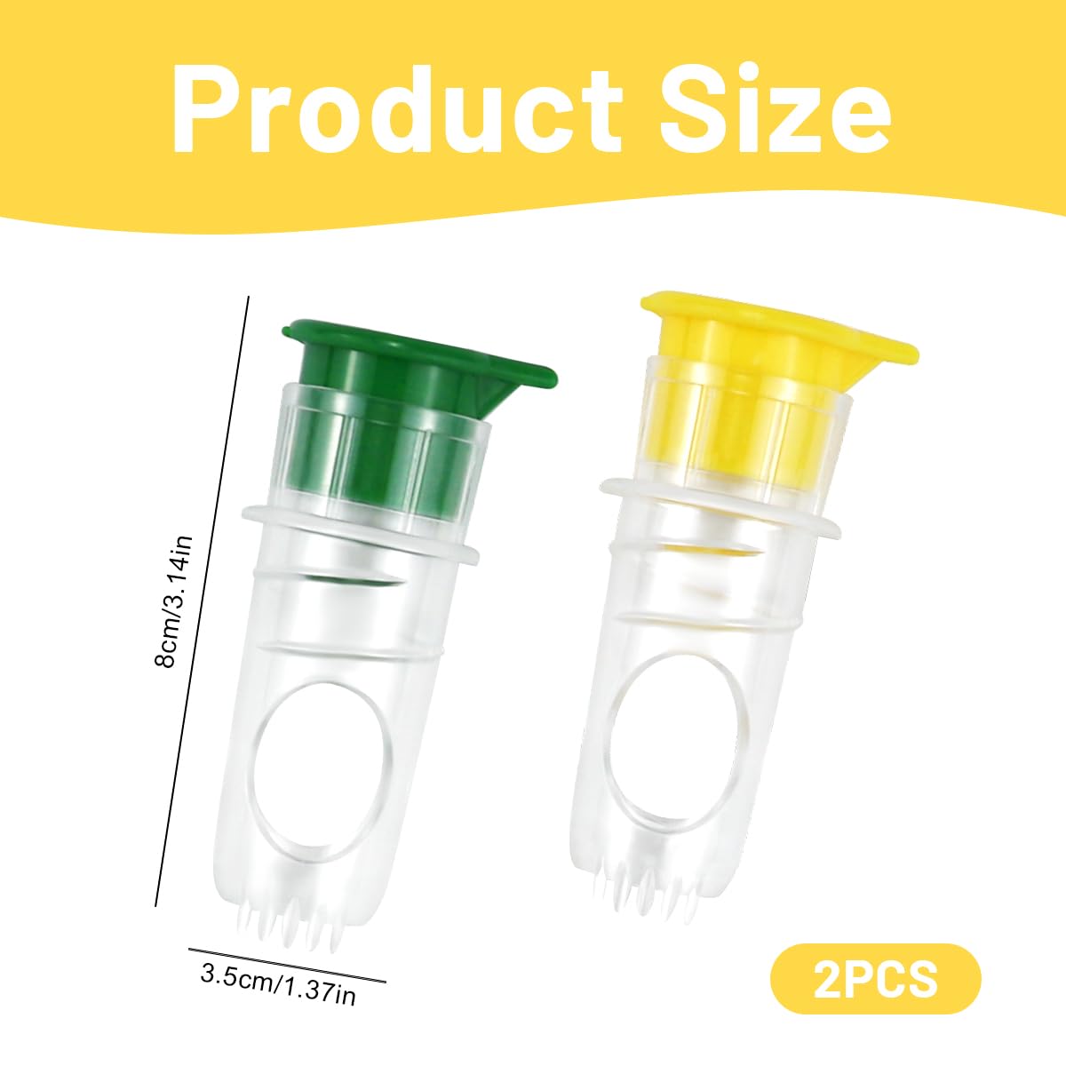 Exprimidor De Limón Manual 2 Piezas - Con Filtro Integrado Y Tapón, Ideal Para Limón, Lima, Naranja, Portátil Para Casa Y Viajes