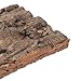 Hohopeti 4pcs Cork Bark: Tree Bark Background - Decorative Chipping Real Tree Background Slice Piece for Landscape Crafting Terrarium and Photo Props