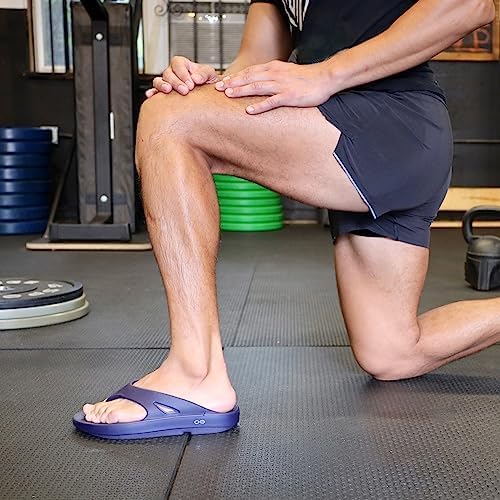OOFOS Unisex Original Thong flip flop , Navy, 11 M US Women / 9 M US Men's | Image 3