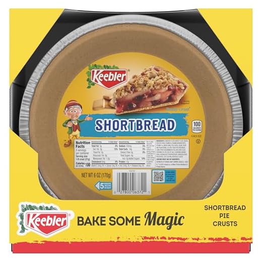 Convenient Keebler Shortbread Pie Crusts, 12 Pack
