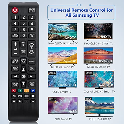 Universal Fernbedienung für Samsung Smart TV BN59-01175N AA59-00603A AA59-00741A AA59-00786A AA59-00602A BN59-01247A AA59-00743A Kompatibel mit Alle für Samsung Fernbedienung – Bild 3